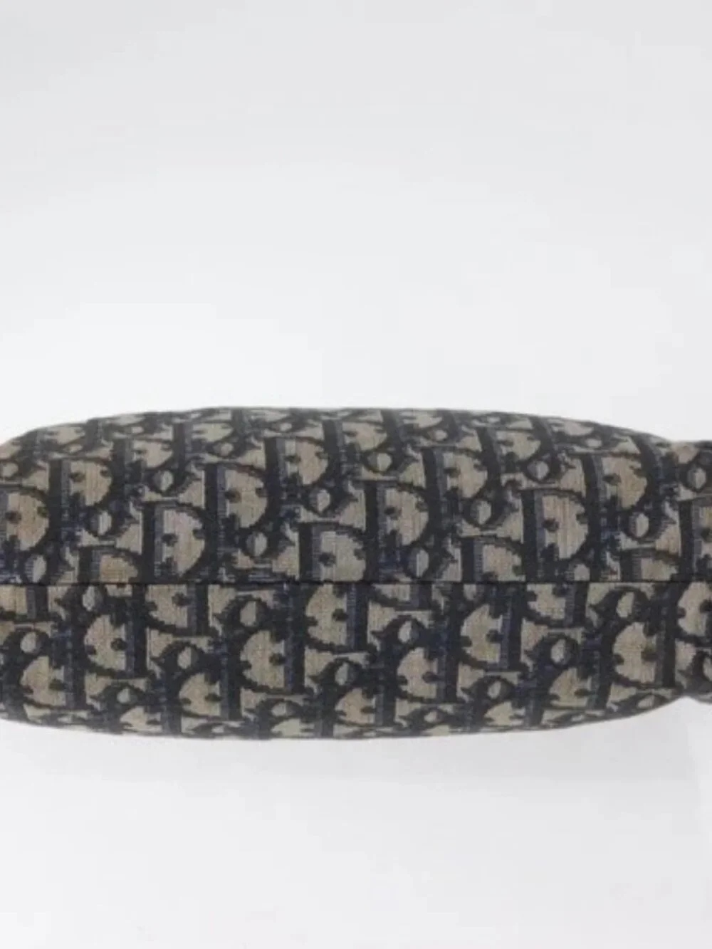Christian Dior Trotter Canvas Clutch Bag Navy Auth 179986